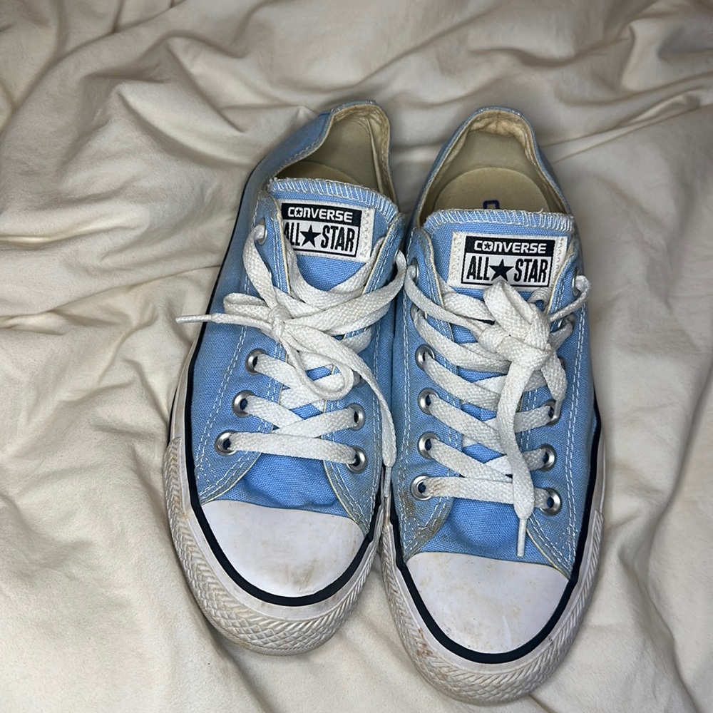 Baby blue converse